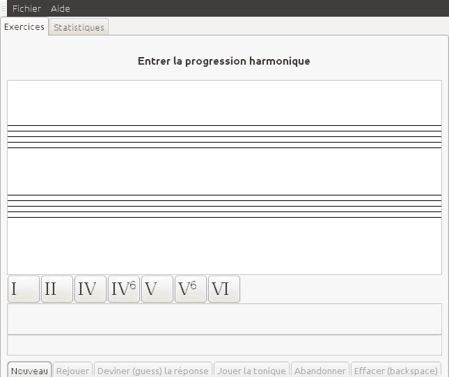 Copie d'écran du logiciel.