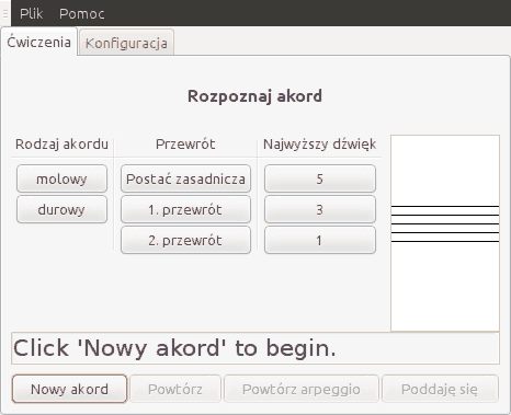 Zrzut ekranu programu